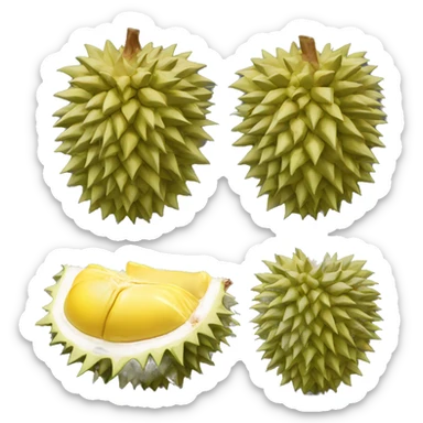 crying durian sticker