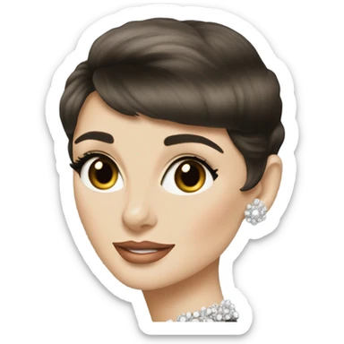  Audrey Hepburn  sticker