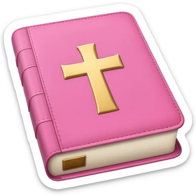 cute pink bible sticker