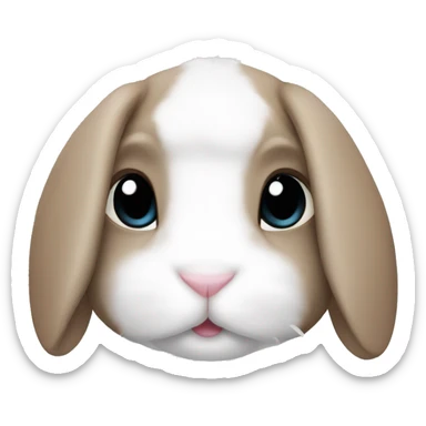 lop bunny cut sticker