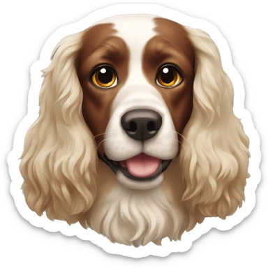 Spaniel dog sticker