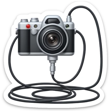 a sensor with a camera and a wire and a sensor for tracking sticker