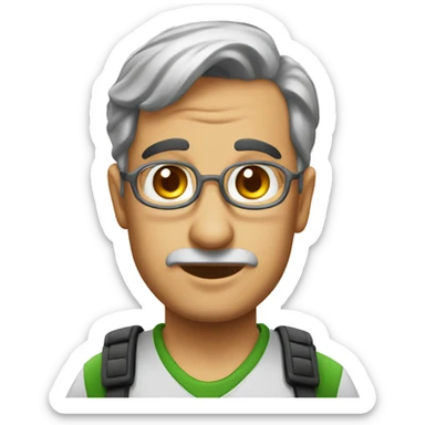 Ciccio bello che abbraccia uno scoiattolo  sticker