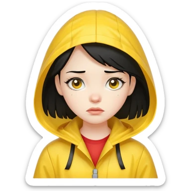 Emo coraline  sticker