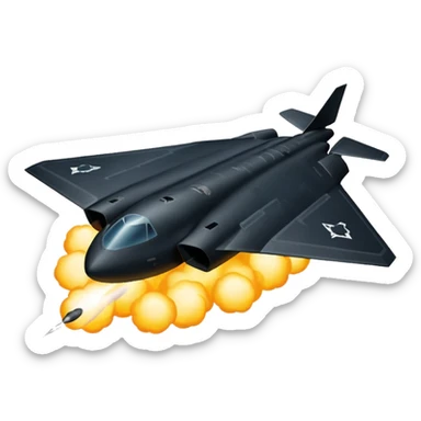 B-2 Spirit dropping boms sticker