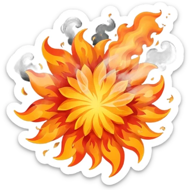 Explosion animation  sticker