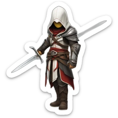 Hiden blade assassin's creed sticker