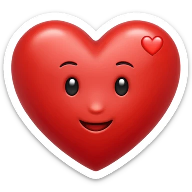 Crea un emoji para el día de san Valentín sticker