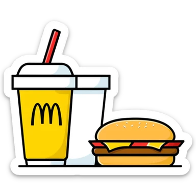 1990’s McDonald’s meal  sticker