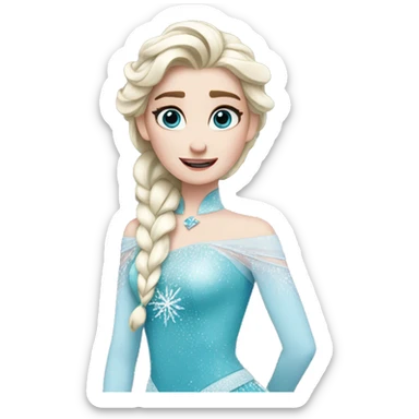 elsa  sticker