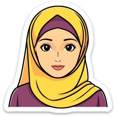 Hijabi sticker