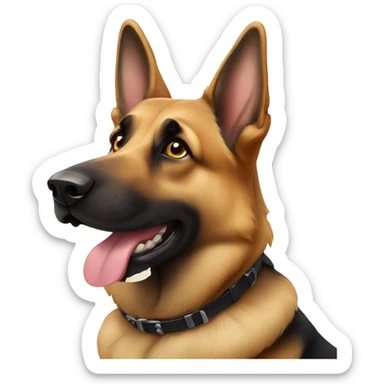 German Shepard  sticker