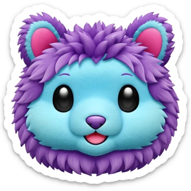 cool plushie sticker