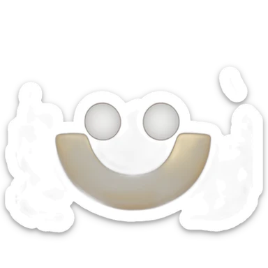 Chocolate mole with a bitten tail sticker