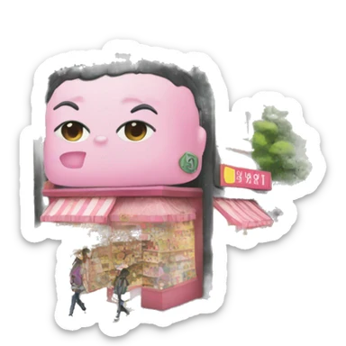 Harajuku Street sticker