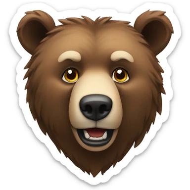 wild bear sticker