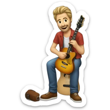 Bill kautliz guitariste sticker
