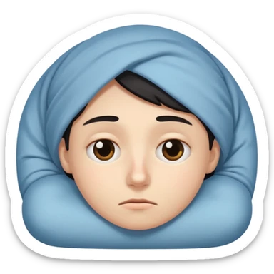 try to sleep, but can't sticker