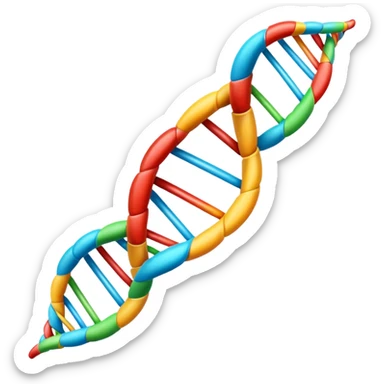 DNA genetic mutation sticker