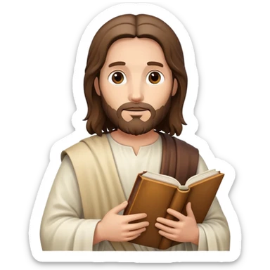 Jesus woth book sticker
