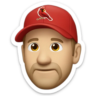 ralph fiennes cardinal red cap sticker