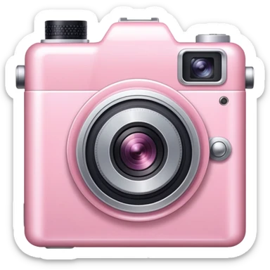 Light pink camera roll sticker