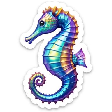 Seahorse sticker