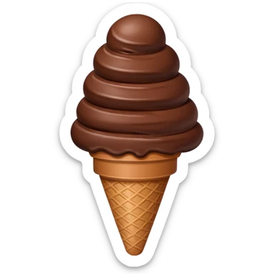 sorvete chocolate sticker