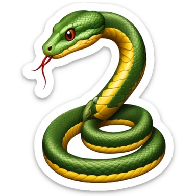 Gangsta snake  sticker