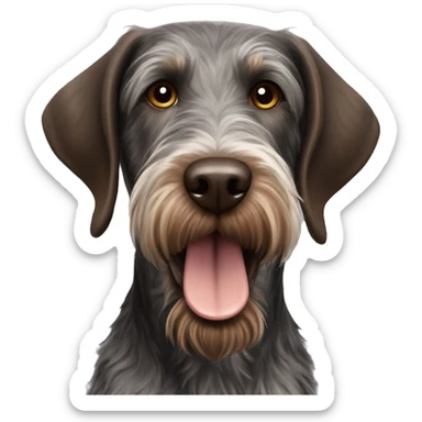 German wirehaired pointer  sticker