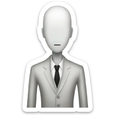 very slender man sticker