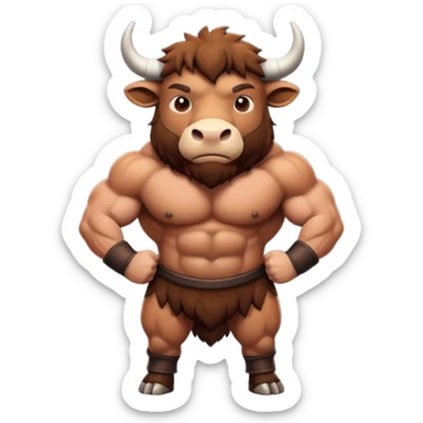 High resolution of An ox sticker