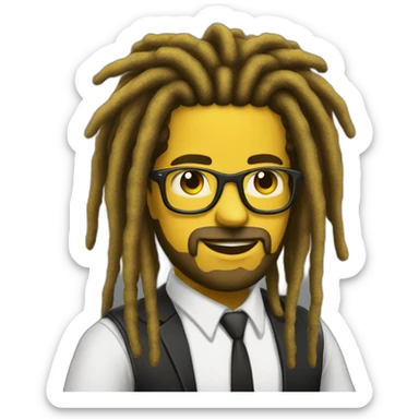 mustard-business-punk-dreadlocks sticker