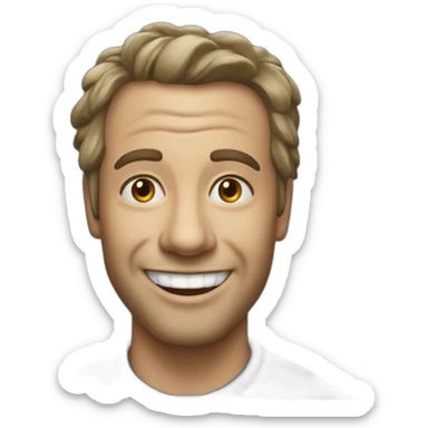 Un sourire malicieux en coin sticker