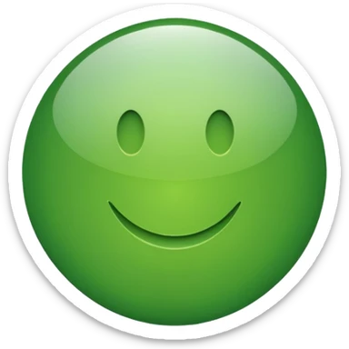 green button uı sticker