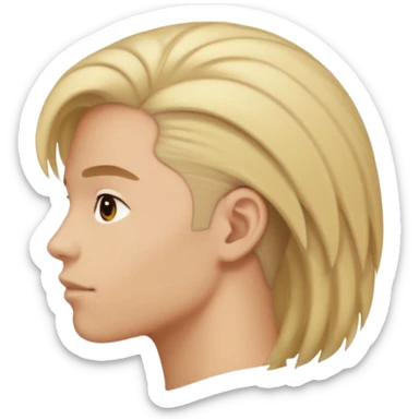 un personnage a partir du buste dans un rond en mode photo de profil sticker