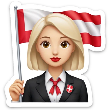 nationalist nationalist nationalist patriot patriot polish woman formal poland flag sticker