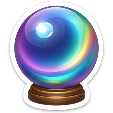 magic ball sticker