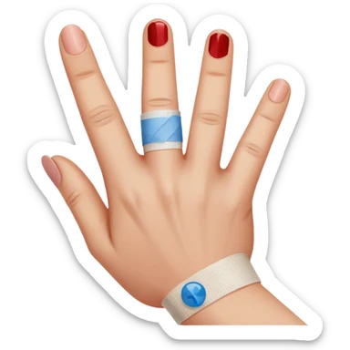 diabetes meter test finger blood sticker