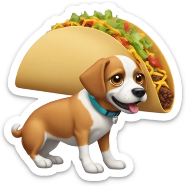 Taco Bell dog sticker