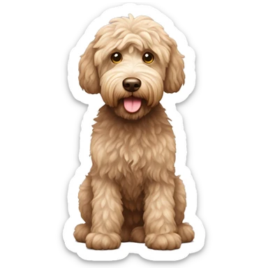 Australian Labradoodle, Full Body sticker
