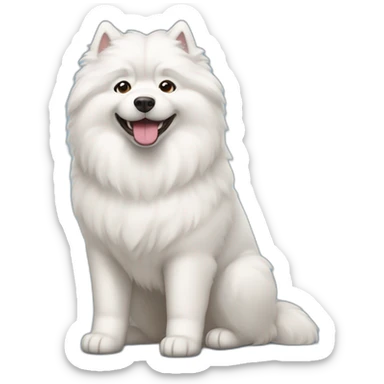 Samoyed dog sticker