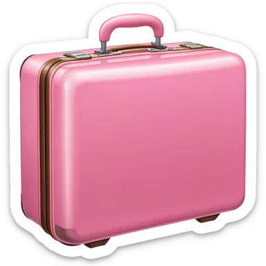 Maleta rosa sticker