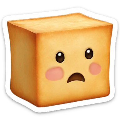 Fried tofu sticker