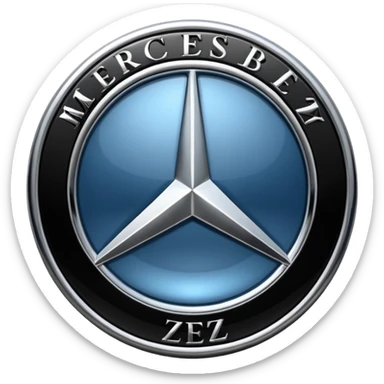 Mercedes benz logo sticker