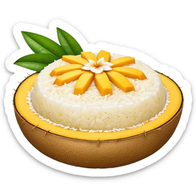 Mango sticky rice sticker