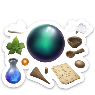 Witch crafts sticker