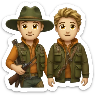 Hunter&hunter sticker