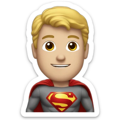 super-man sticker