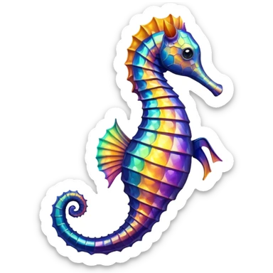 Caballo de mar real sticker
